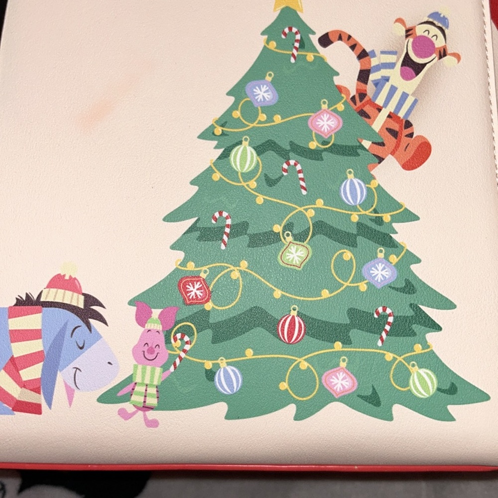HP๐๐๐๐๐Winnie the Pooh Christmas Satchel Purse - Picture 10 of 12
